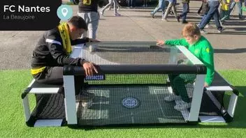 Animation sur la Fanzone du FC Nantes