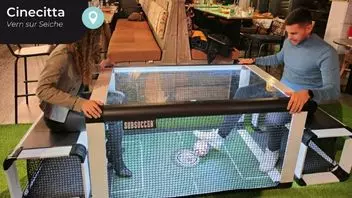 Subsoccer dans un restaurant