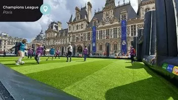 Terrain de Soccer Mobile
