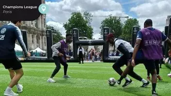 Location terrain football gonflable