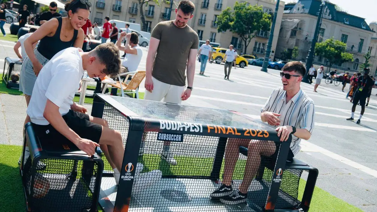 Subsoccer on Europa League Final Fanzone at Budapest